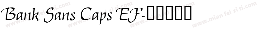 Bank Sans Caps EF字体转换